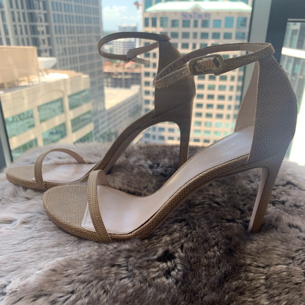 Stuart Weitzman Nudistsong sandals 37 nude